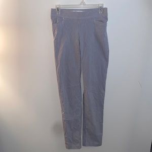 89th + Madison gray and white striped dress pants small